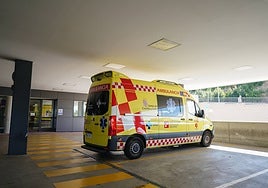 Una ambulancia se trasladó hasta el accidente de la N-501.