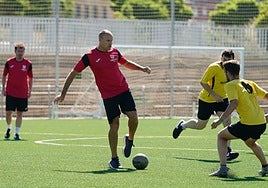 Mateu Lahoz, jugando en uno de los torneos anteriores.