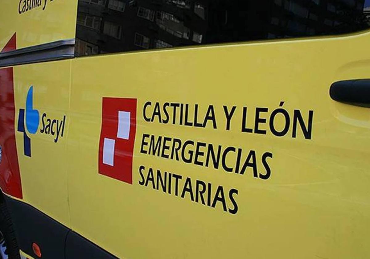 Imagen de una ambulancia del Servicio de Emergencias de Castilla y León.