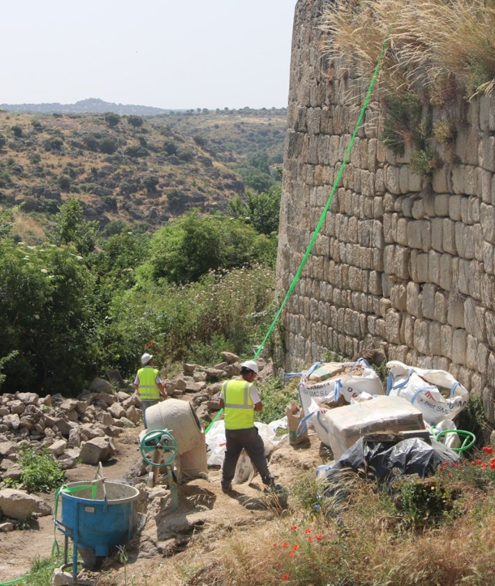 Imagen secundaria 2 - La restauración de la muralla de Ledesma estará completada antes de final de año