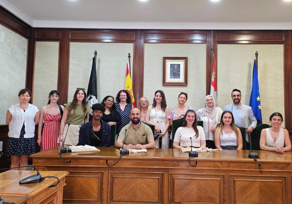 Recepeción en el Ayuntamiento de Béjar.