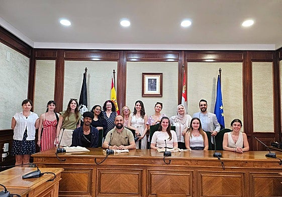 Recepeción en el Ayuntamiento de Béjar.
