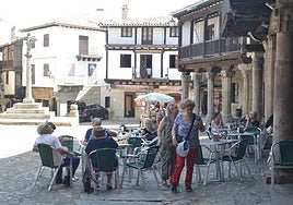 Imagen de los vecinos en La Alberca.