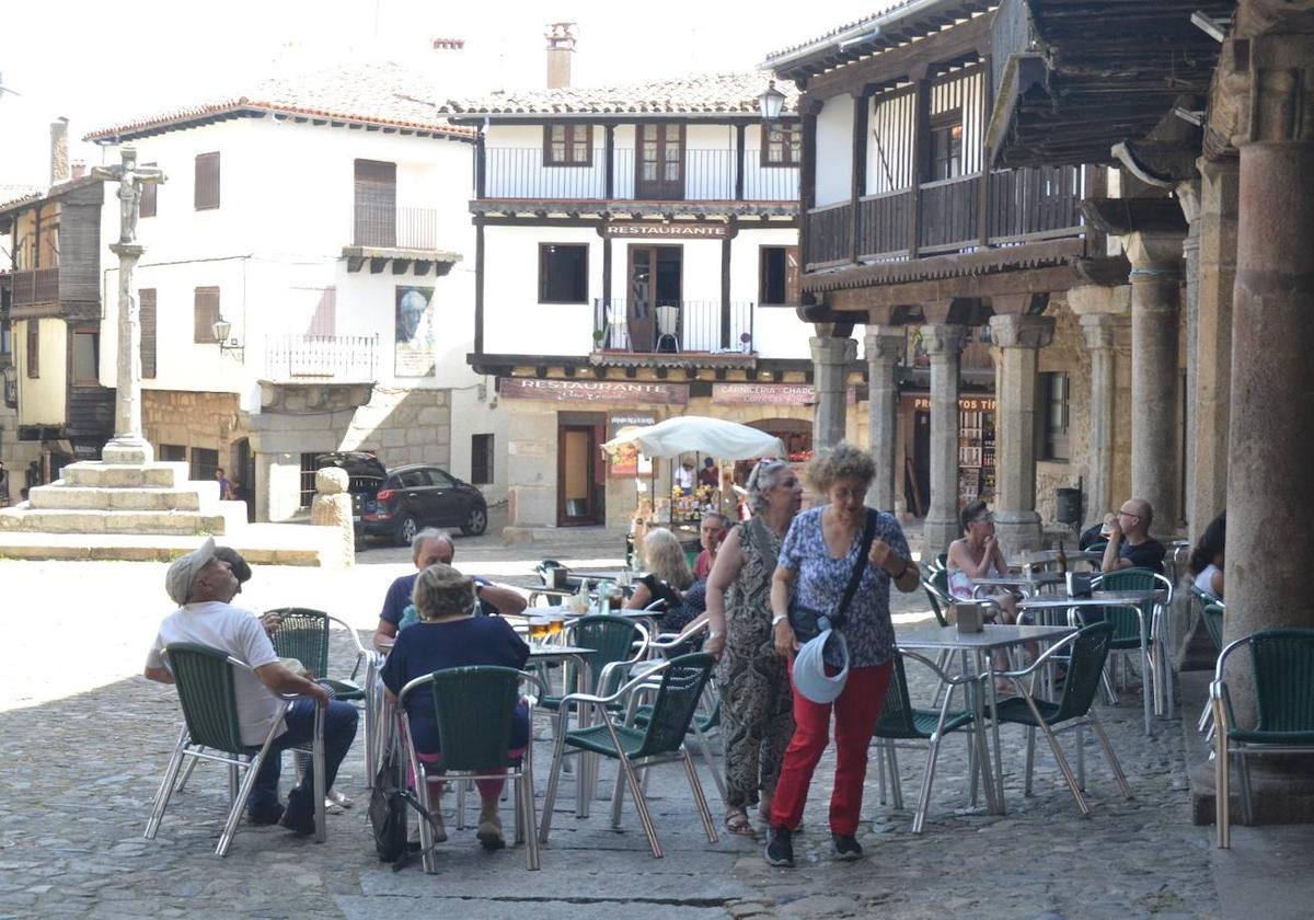 Imagen de los vecinos en La Alberca.