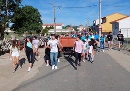 Actos festivos en Encinas de Arriba.