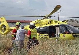 Dos de los integrantes del dispositivo de búsqueda.