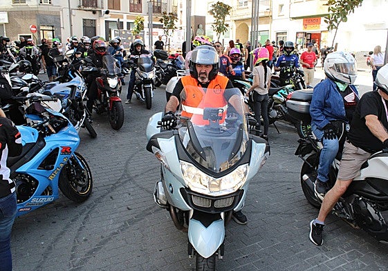 Salida de la ruta celebrada este sábado hacia la zona de Cristóbal