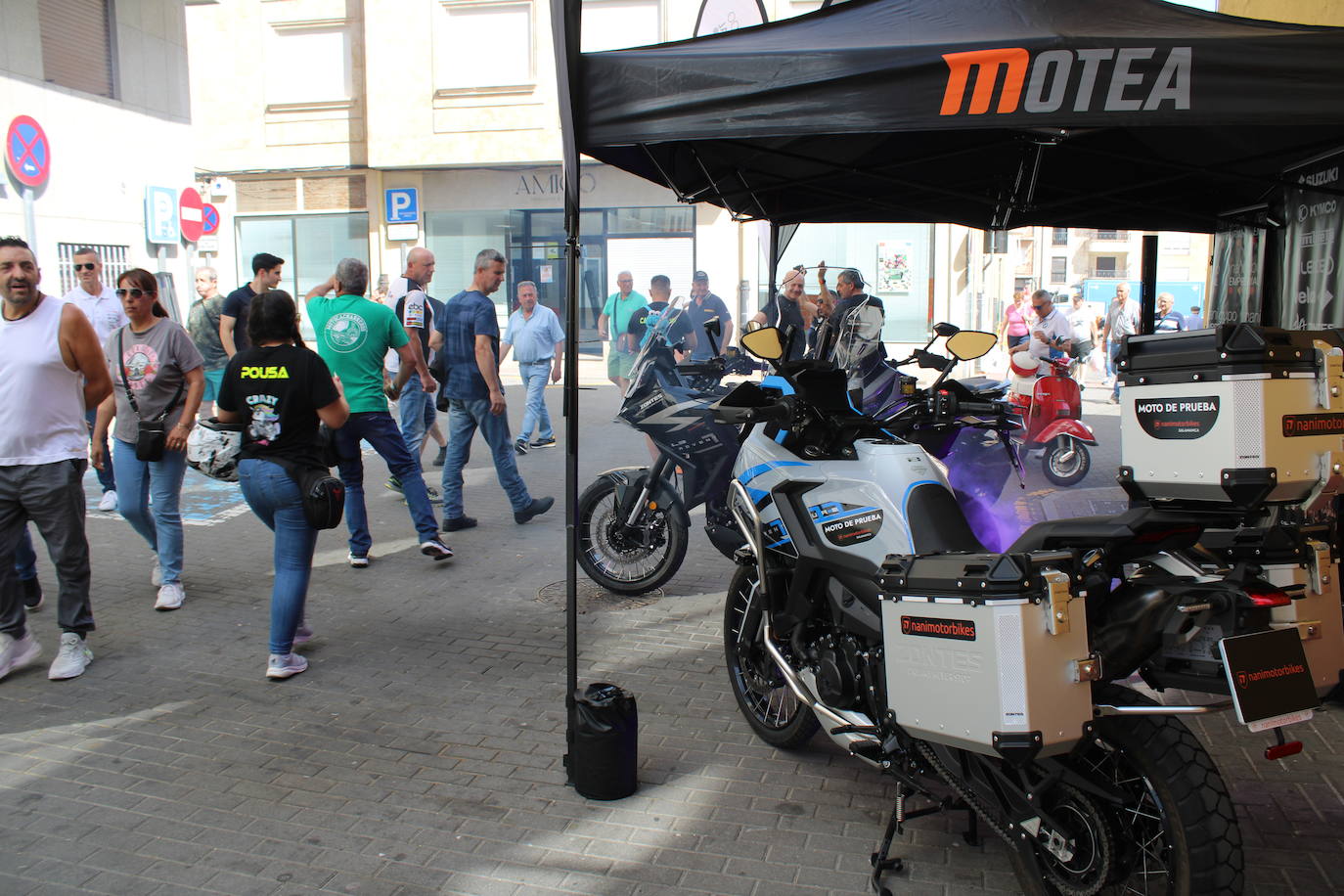 Las motos se dejan oír en Guijuelo