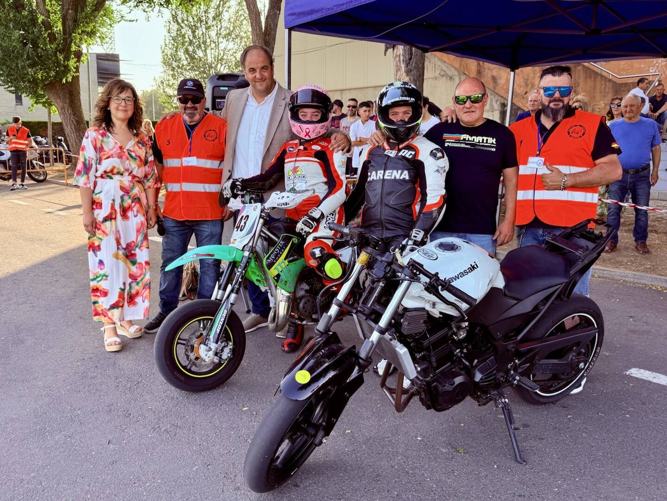 Las motos se dejan oír en Guijuelo