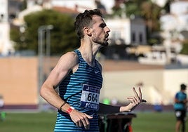 Álvaro de Arriba en una prueba anterior.