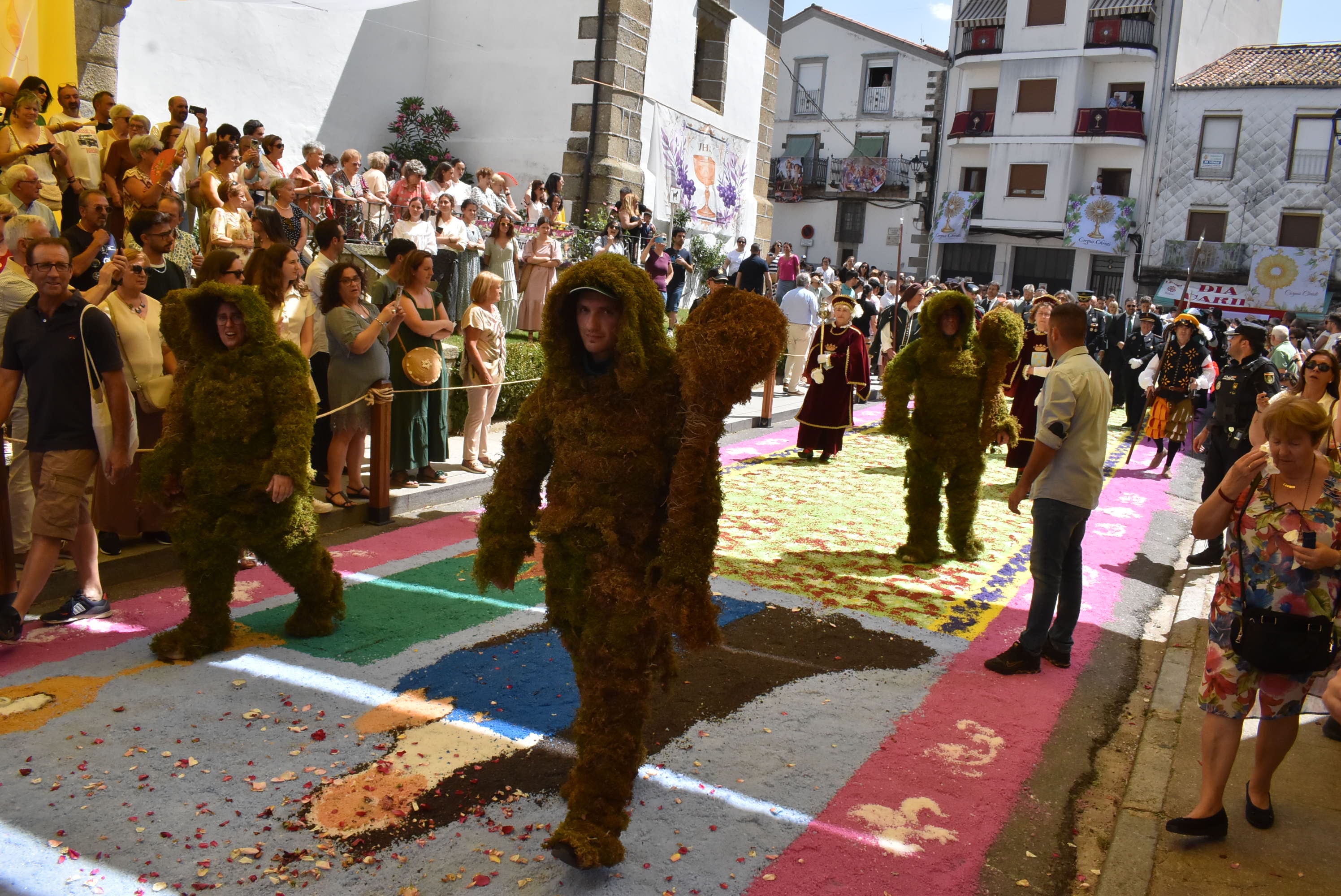 Béjar cumple un año más con la procesión del Corpus Christi como Fiesta de Interés Turístico Internacional