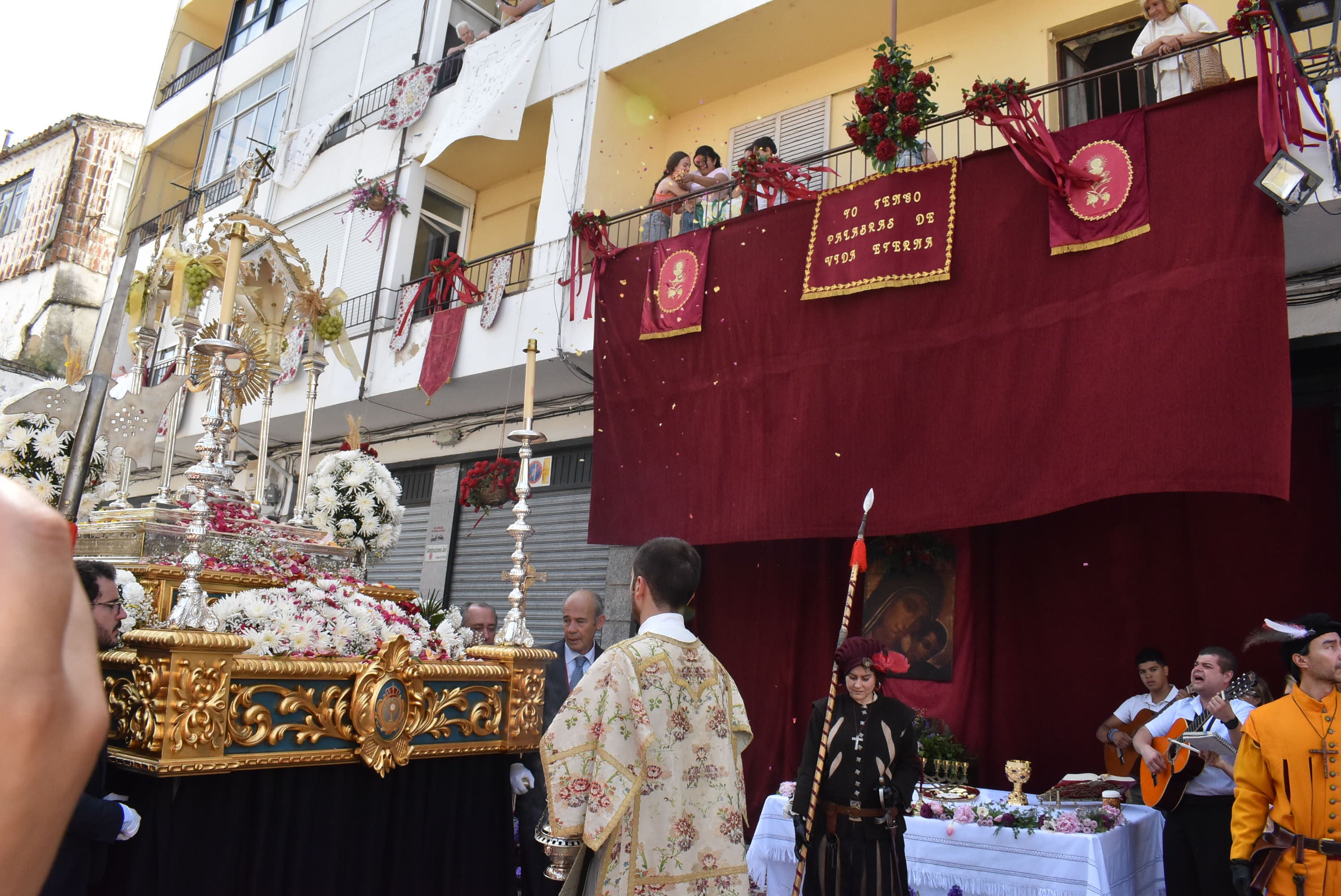 Béjar cumple un año más con la procesión del Corpus Christi como Fiesta de Interés Turístico Internacional