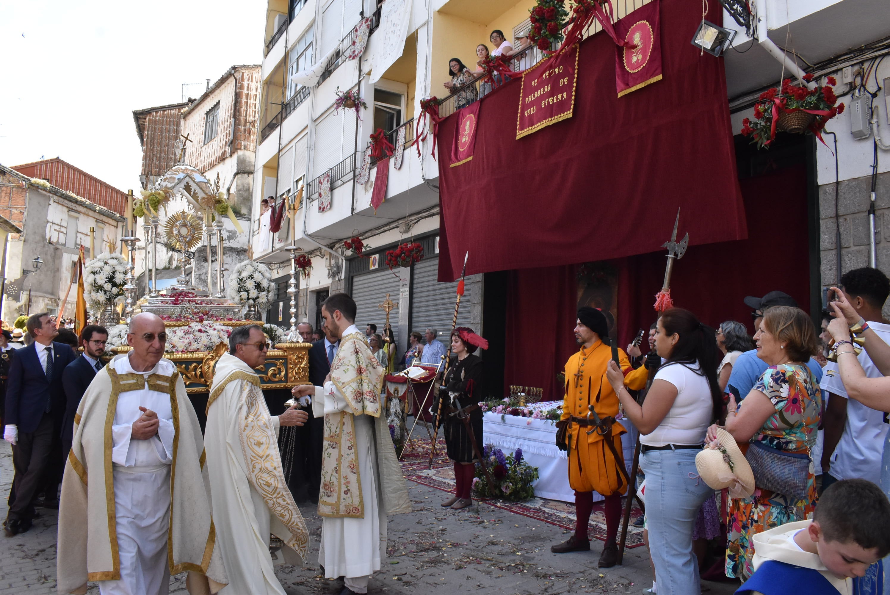 Béjar cumple un año más con la procesión del Corpus Christi como Fiesta de Interés Turístico Internacional