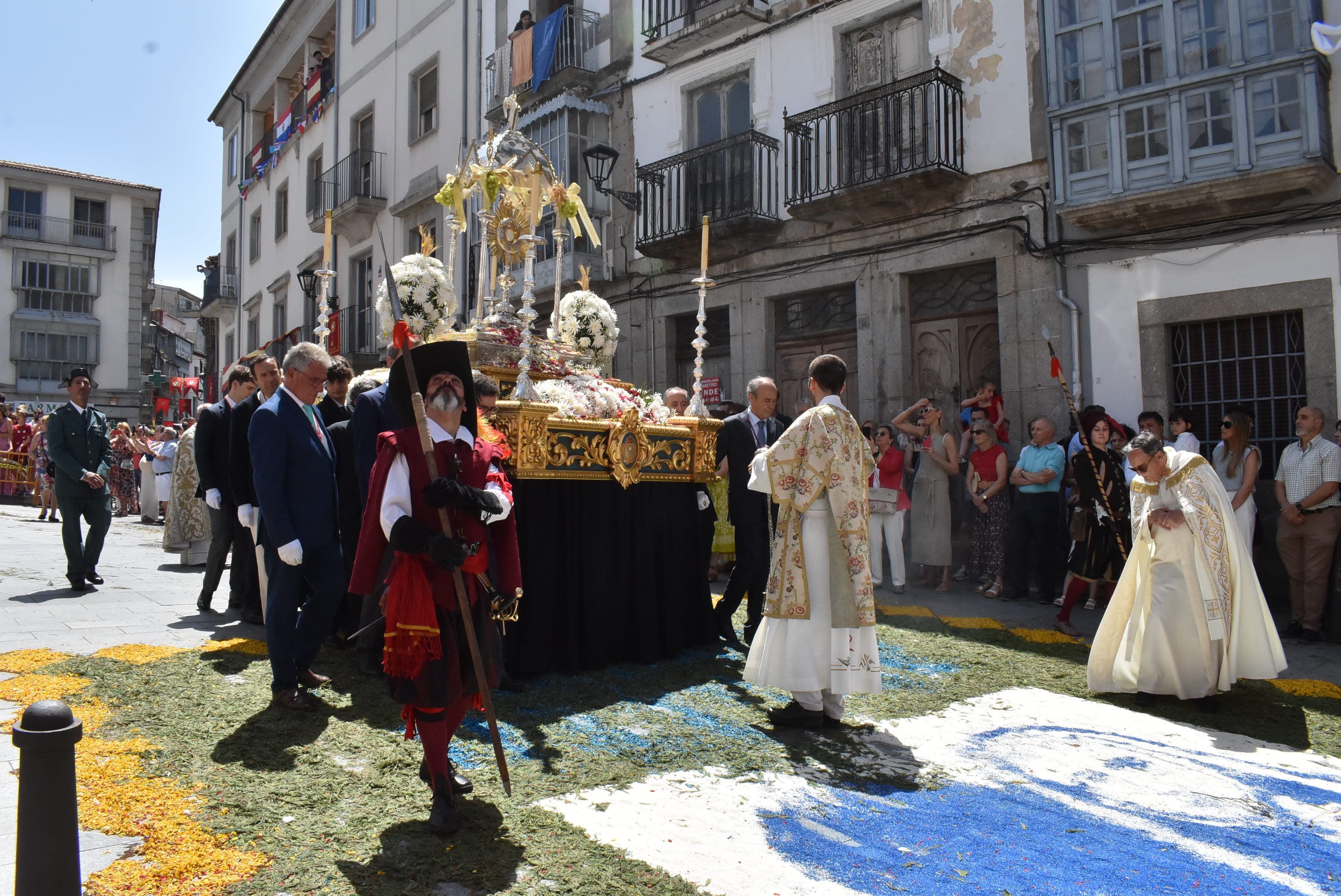 Béjar cumple un año más con la procesión del Corpus Christi como Fiesta de Interés Turístico Internacional