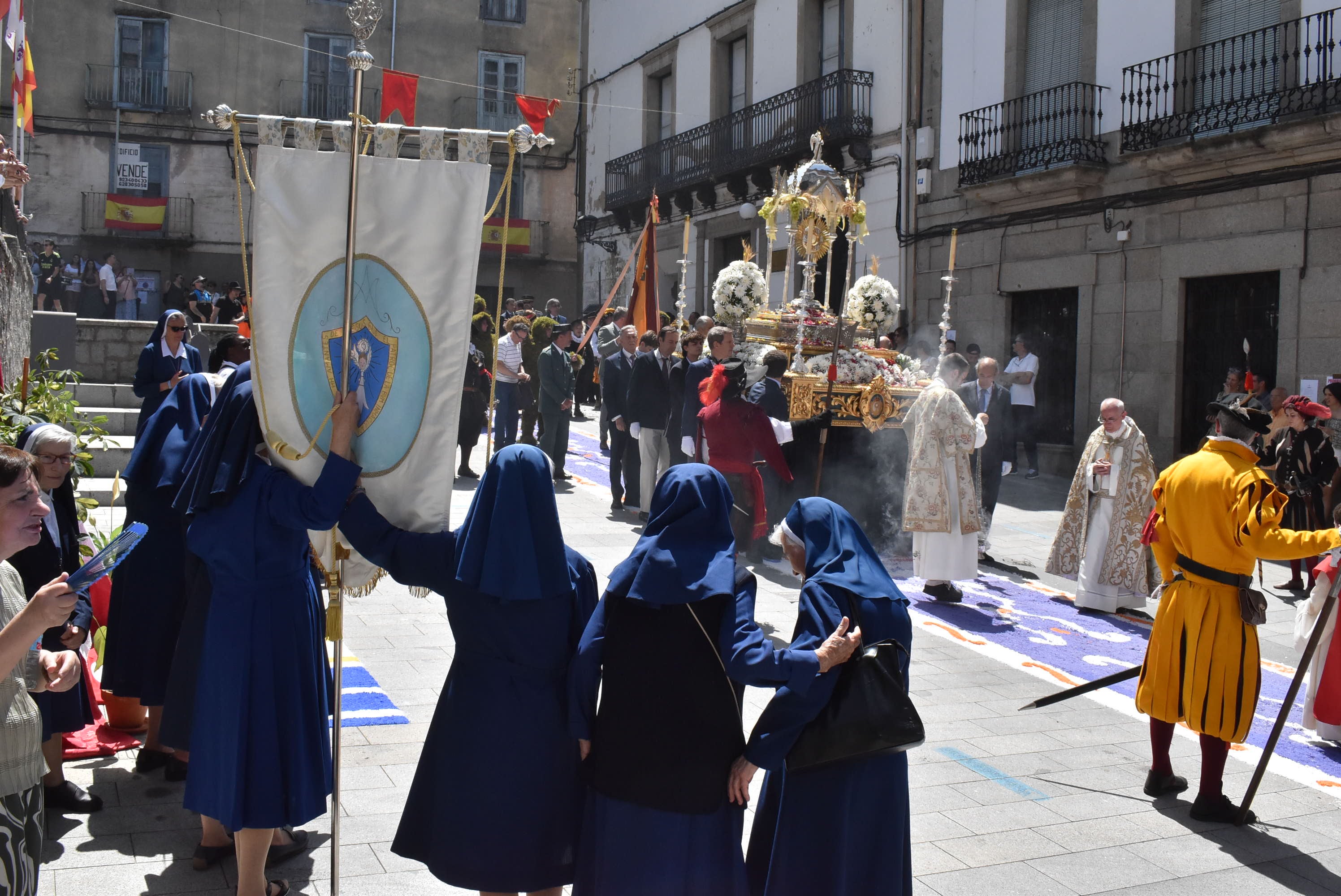 Béjar cumple un año más con la procesión del Corpus Christi como Fiesta de Interés Turístico Internacional