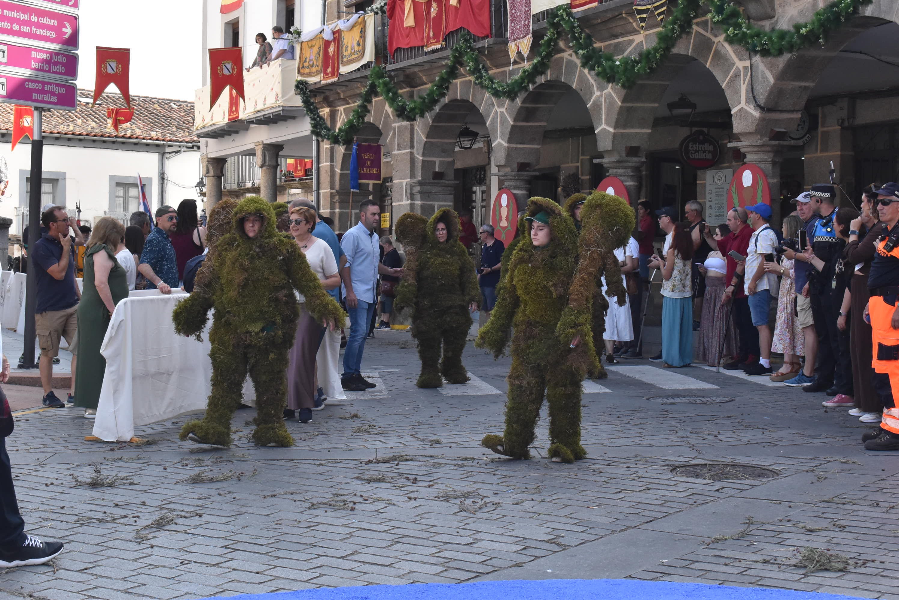 Béjar cumple un año más con la procesión del Corpus Christi como Fiesta de Interés Turístico Internacional