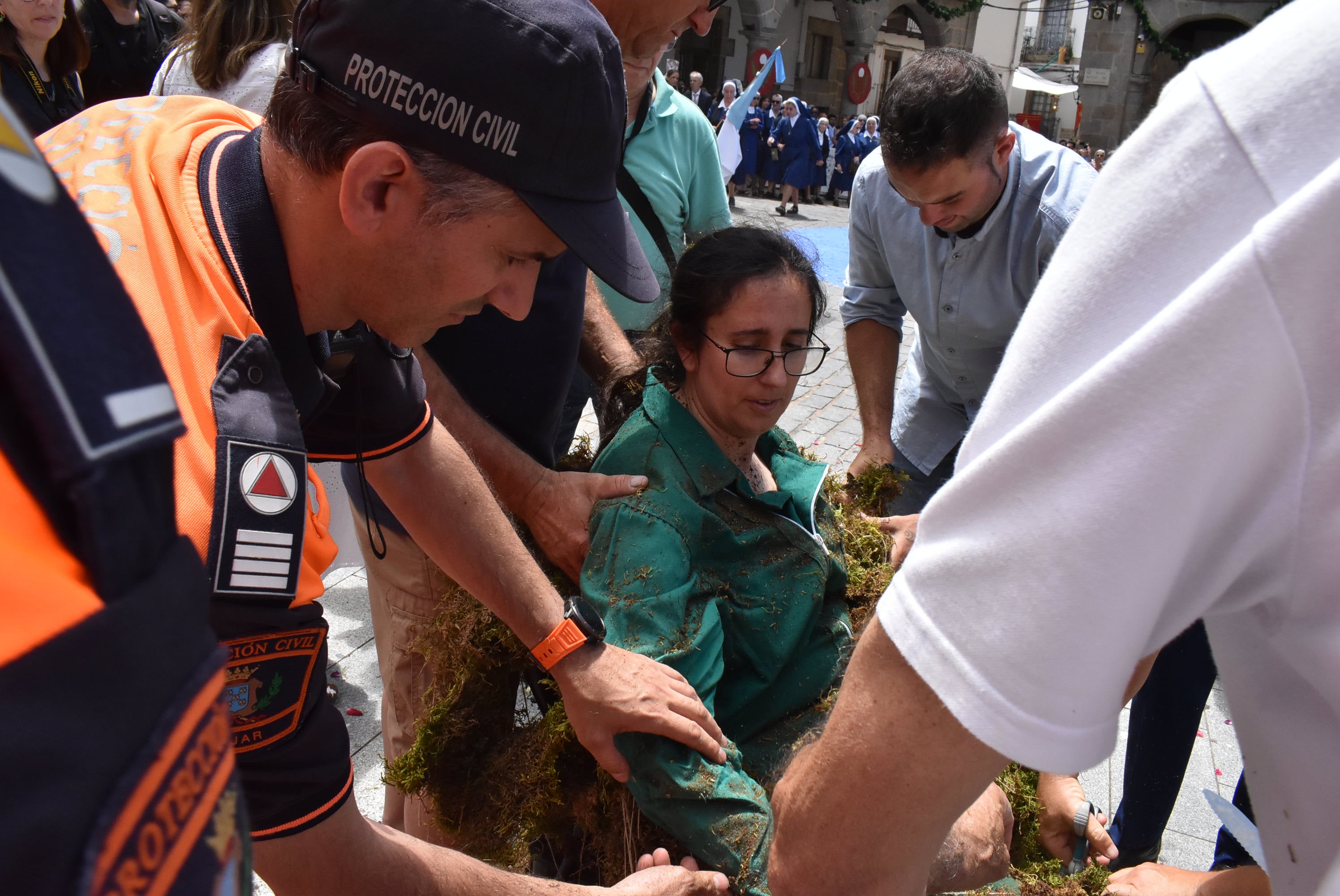 Los Hombres de Musgo en Béjar: una experiencia para repetir a pesar del calor