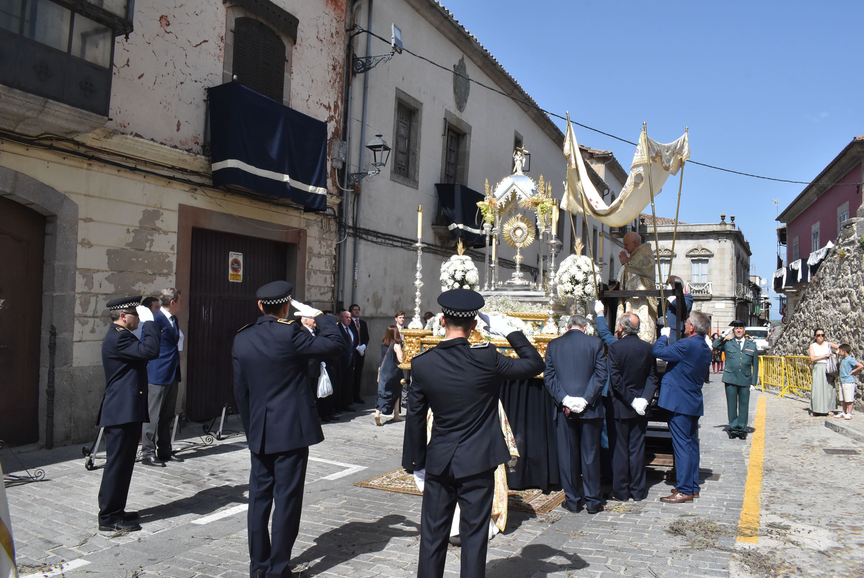 Béjar cumple un año más con la procesión del Corpus Christi como Fiesta de Interés Turístico Internacional