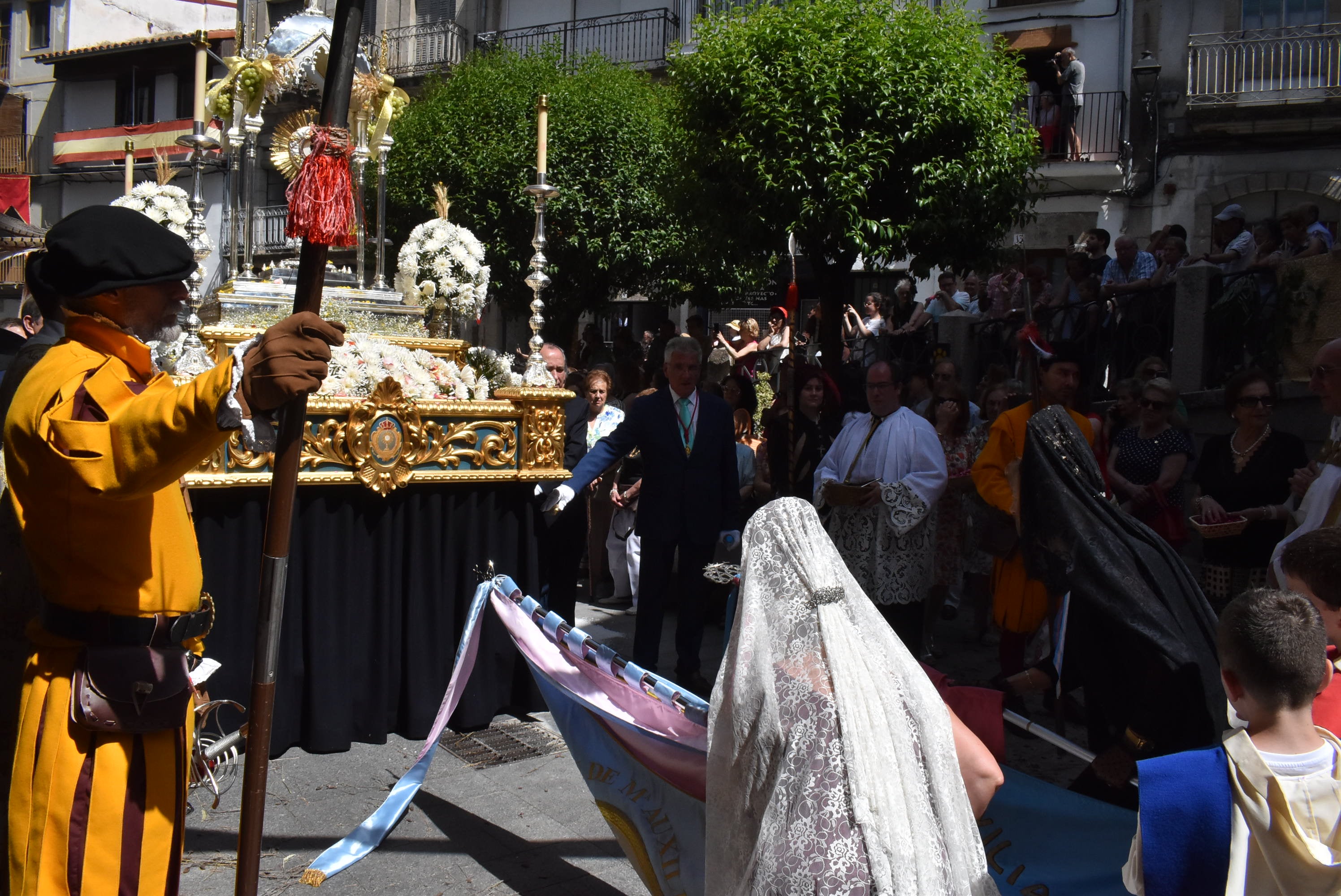 Béjar cumple un año más con la procesión del Corpus Christi como Fiesta de Interés Turístico Internacional