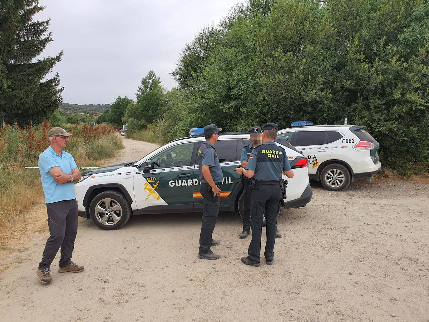 Así está siendo el dispositivo de búsqueda en Alba: «Cayó por encima de la piscifactoría en una zona de pozas»