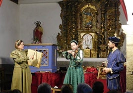 Un momento de la representación de la obra