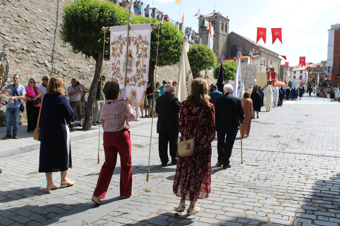Béjar cumple un año más con la procesión del Corpus Christi como Fiesta de Interés Turístico Internacional