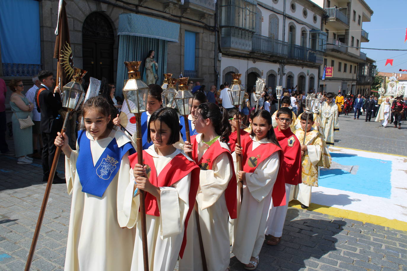 Béjar cumple un año más con la procesión del Corpus Christi como Fiesta de Interés Turístico Internacional