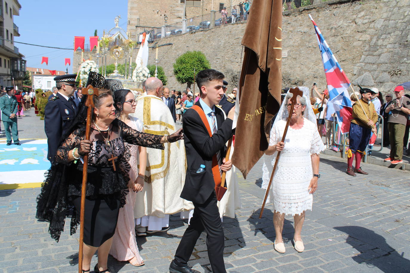 Béjar cumple un año más con la procesión del Corpus Christi como Fiesta de Interés Turístico Internacional