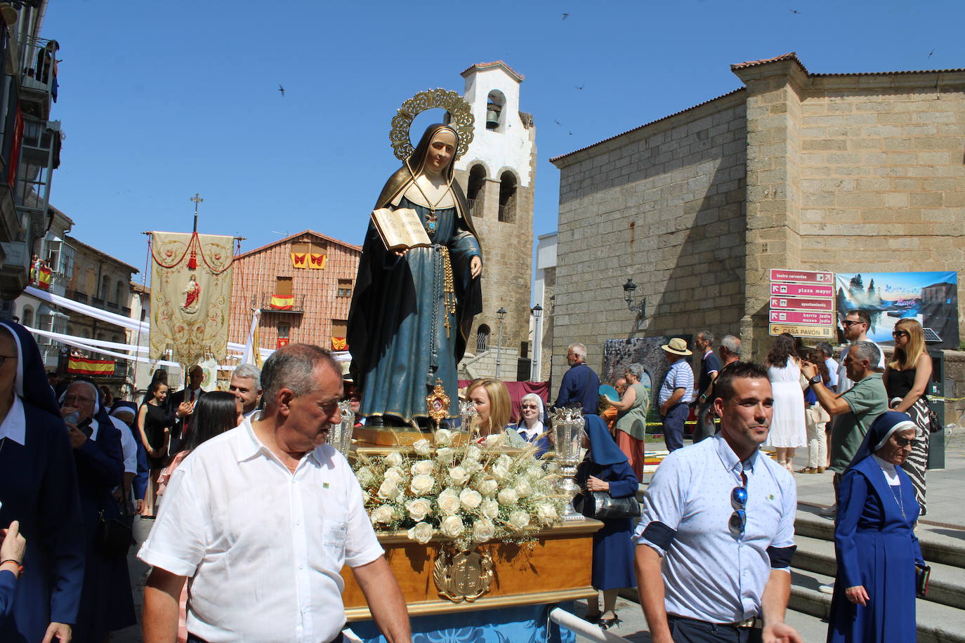 Béjar cumple un año más con la procesión del Corpus Christi como Fiesta de Interés Turístico Internacional