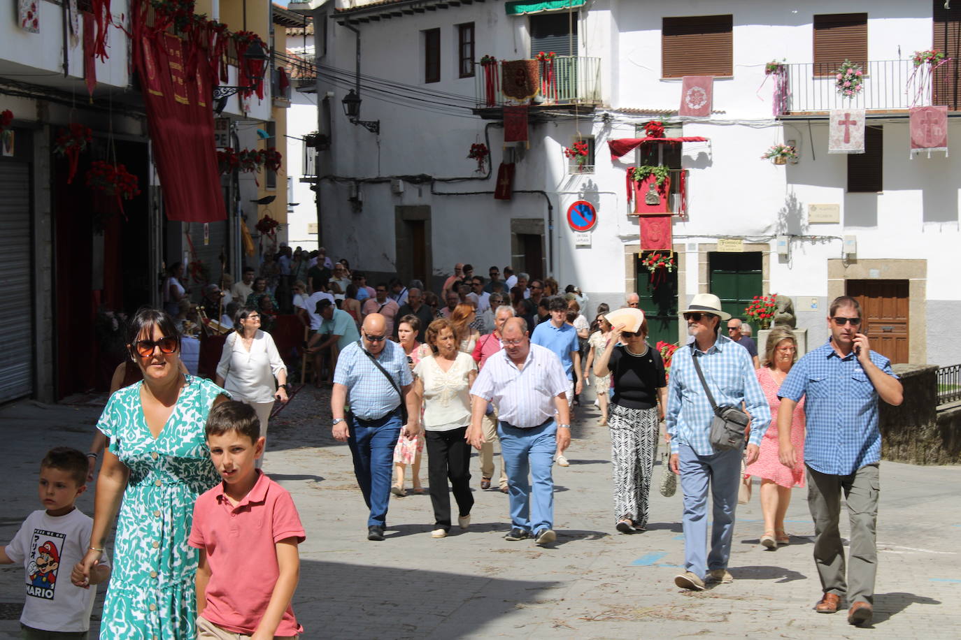 Béjar cumple un año más con la procesión del Corpus Christi como Fiesta de Interés Turístico Internacional