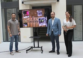 Víctor Gómez, Marcos Iglesias y Paola Martín.