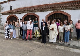 Momento del final de la procesión.