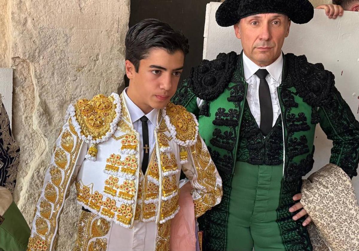 Marco Pérez, antes de hacer el paseíllo en Nimes.