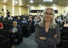 Eva Nogales, en una de sus anteriores visitas a la Universidad de Salamanca.