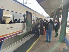 Estación de trenes de Salamanca.