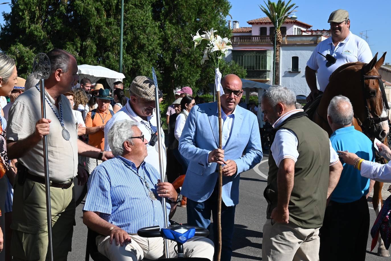 La peregrinos de Ciudad Rodrigo ponen rumbo a la Peña de Francia