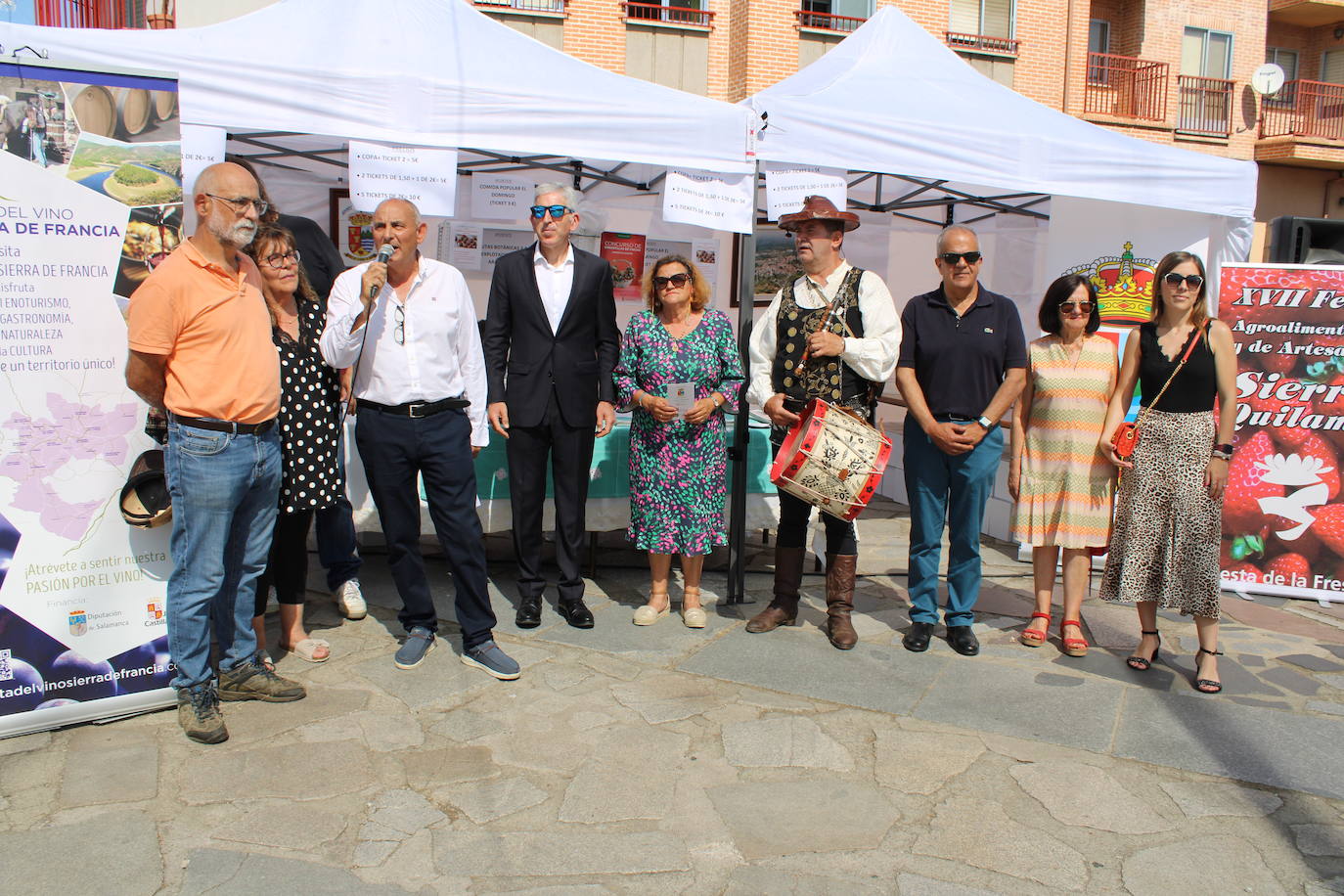 Festival de sabores en una animada feria en Linares de Riofrío