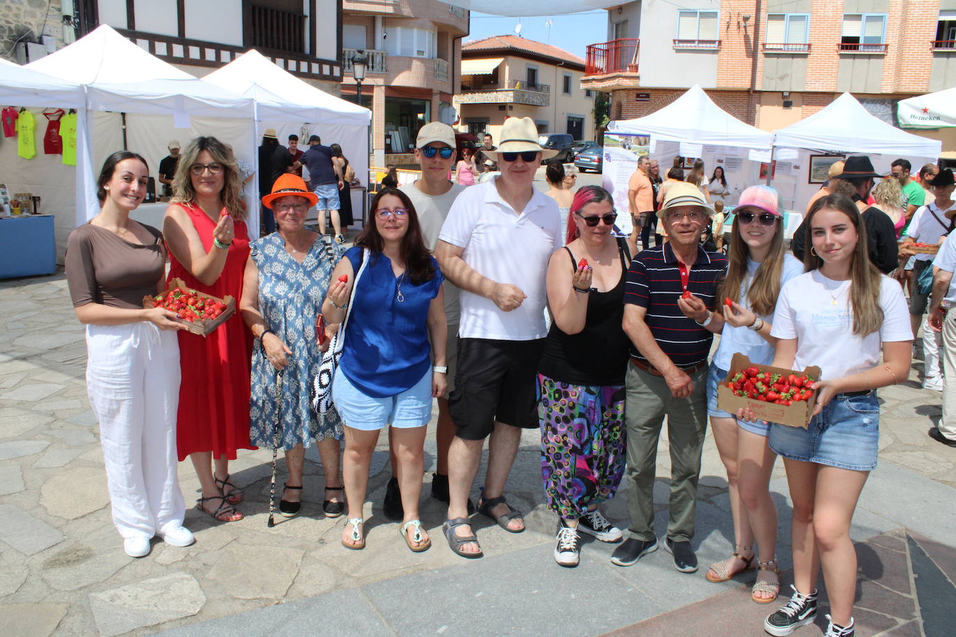Festival de sabores en una animada feria en Linares de Riofrío