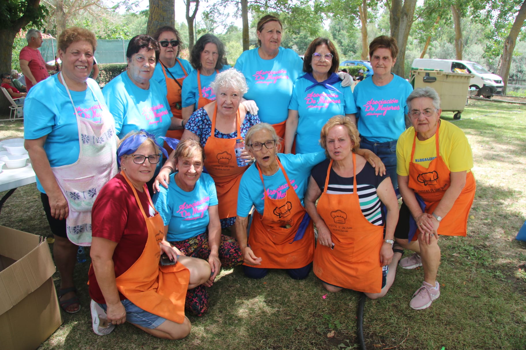 Gran comida de hermandad anual en Aldealengua en la ribera del Tormes