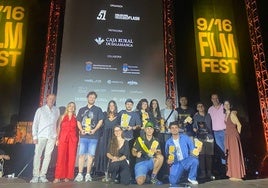 La entrega de premios del festival, en la Isla del Soto de Santa Marta.