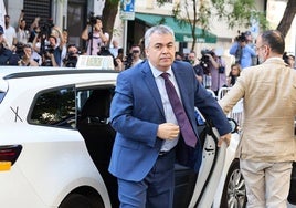 Santos Cerdán declara ante el Tribunal Supremo por el 'caso Koldo'.