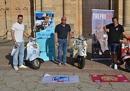 Víctor Gómez, Ramón Sastre y Rubén Vegas, en la presentación.