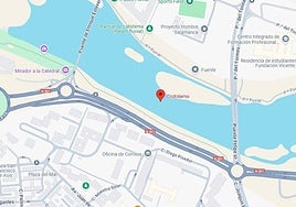 Captura de pantalla del mapa con la ubicación exacta de Crotolamo.