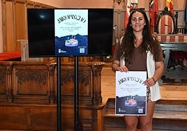 Paola Martín en la presentación del concurso