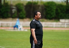 Hugo Mora, entrenador del Salamanca B.