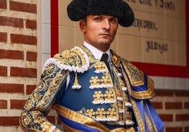 Damián Castaño, en el patio de cuadrilla de Bilbao.