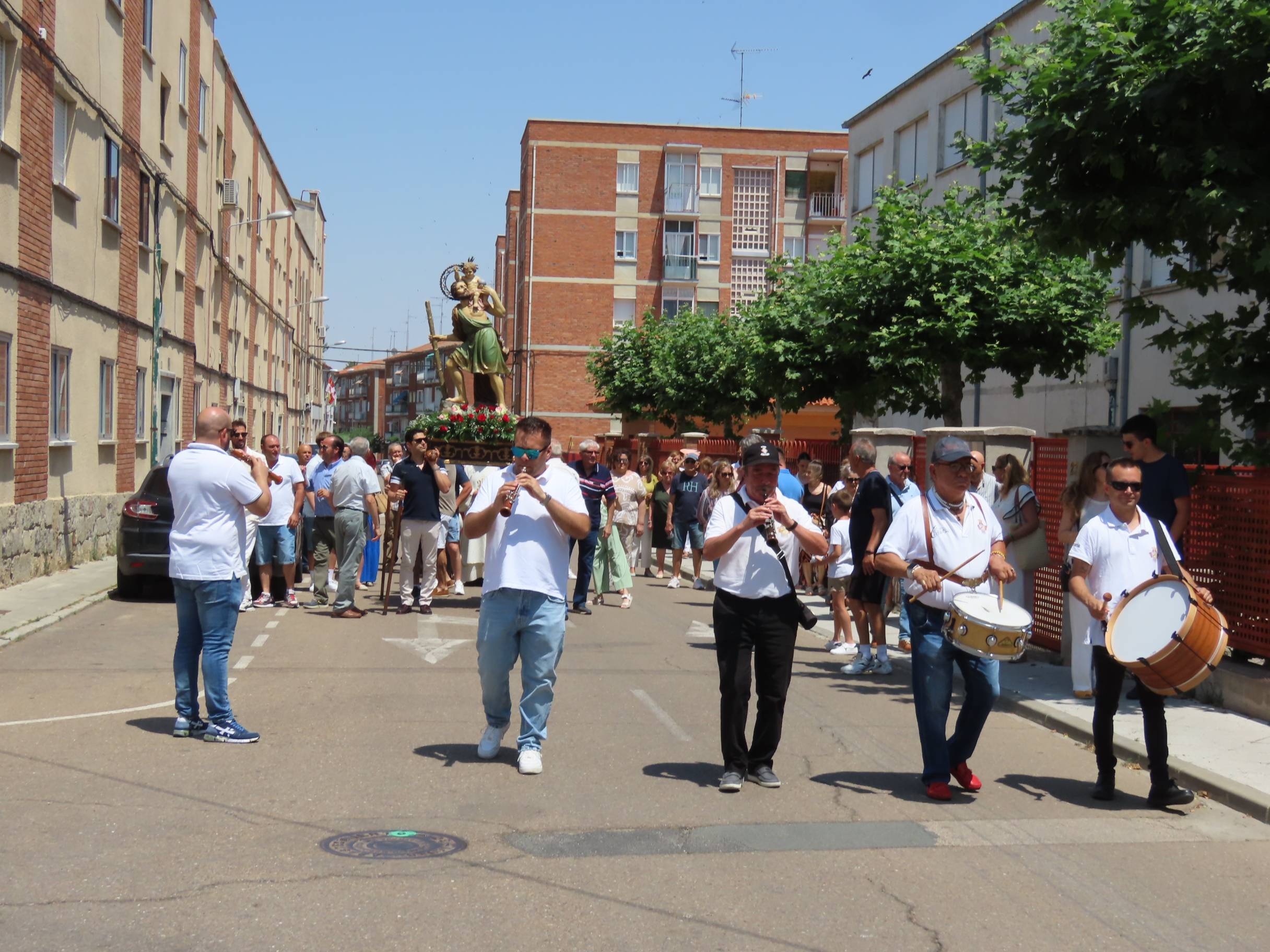 Bendición por San Cristóbal en Peñaranda