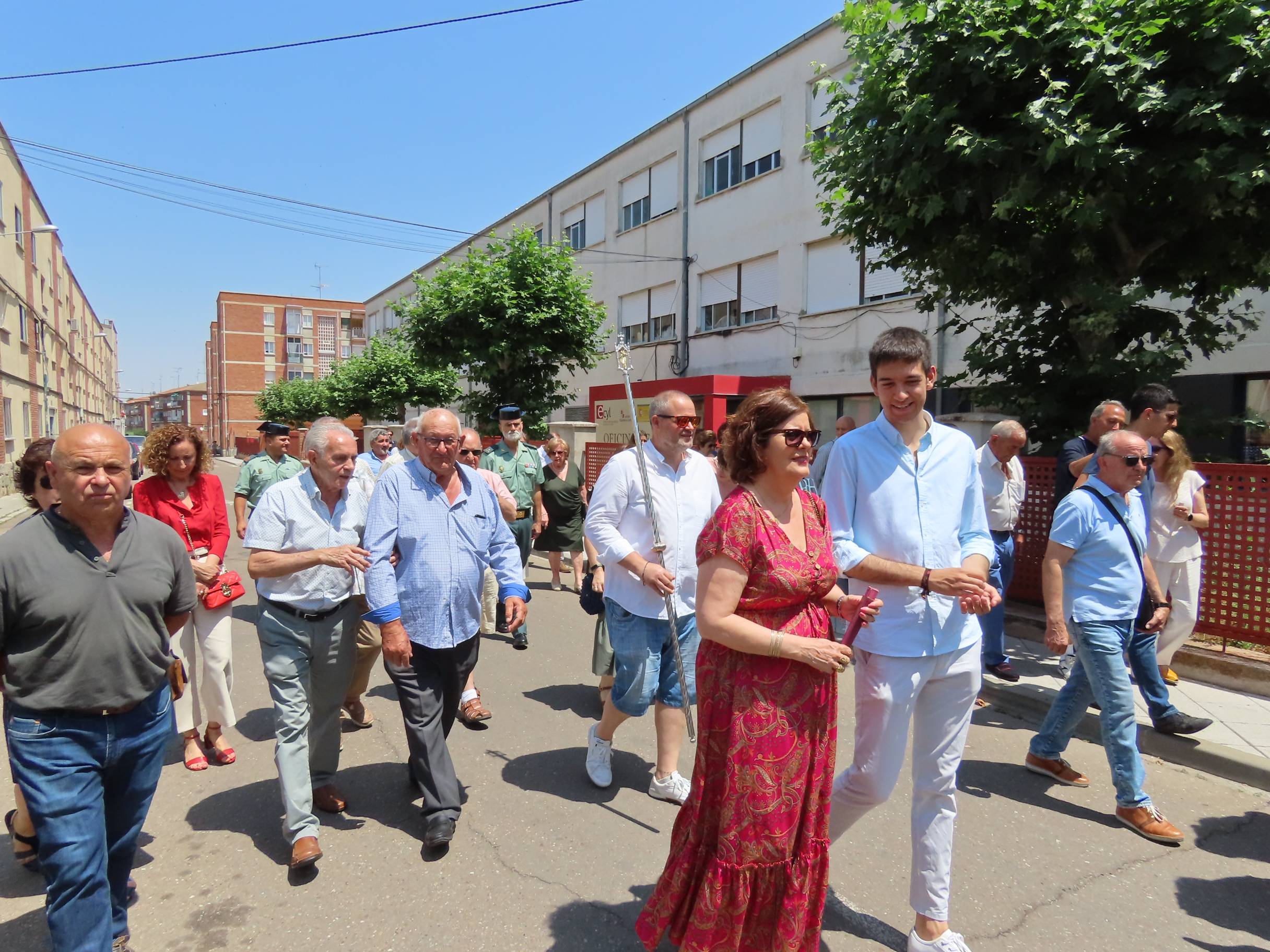 Bendición por San Cristóbal en Peñaranda
