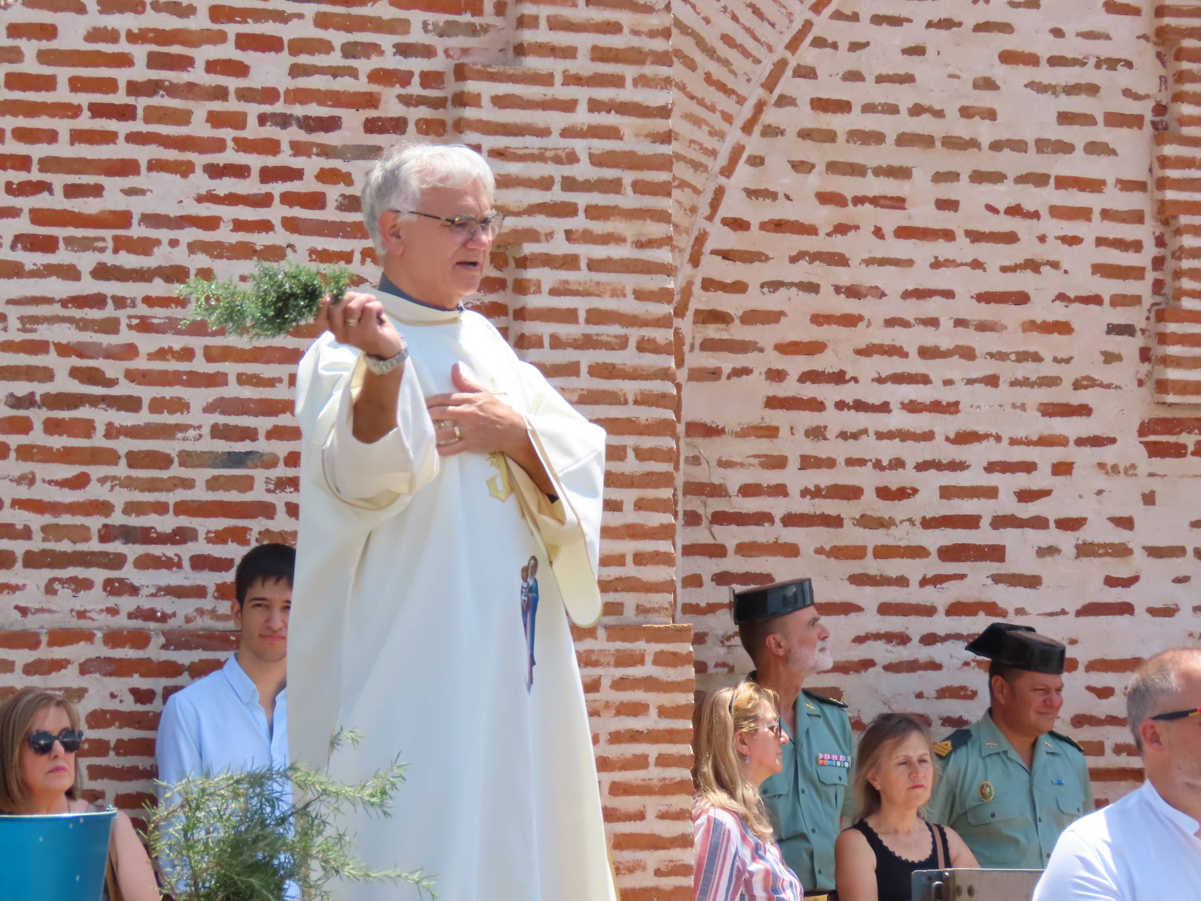 Bendición por San Cristóbal en Peñaranda