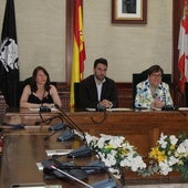 El acto tuvo lugar en el salón de plenos del Ayuntamiento.